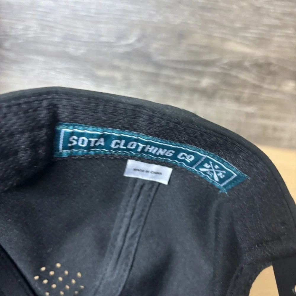 Sota Clothing Co Hat Cap Snap Back Black Athletic Outdoors Mens